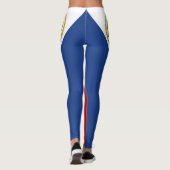 Vlag van Sint-Maarten Leggings (Achterkant)