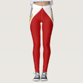 Vlag van Sint-Maarten Leggings (Voorkant)