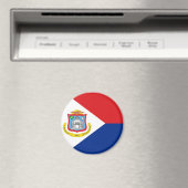 Vlag van Sint Maarten Magneet (Insitu (Vaatwasser))