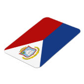 Vlag van Sint-Maarten Magneet (Linkerzijde)