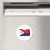 Vlag van Sint-Maarten magneet (Insitu (Vaatwasser))