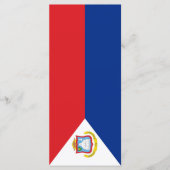 vlag van Sint Maarten Menu (Voorkant)