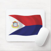 Vlag van Sint-Maarten Muismat (Met muis)
