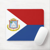 Vlag van Sint-Maarten Muismat (Met muis)