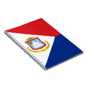 Vlag van Sint Maarten Notitieboek (Rechterzijde)