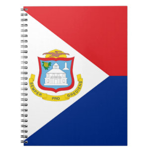 Vlag van Sint Maarten Notitieboek