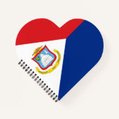 vlag van Sint Maarten Notitieboek (Voorkant)