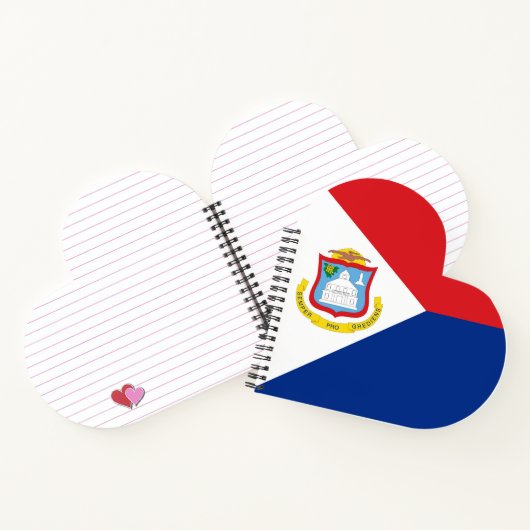 vlag van Sint Maarten Notitieboek (Binnen)