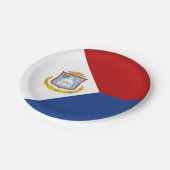 Vlag van Sint Maarten Papieren Bordje (Gekanteld)
