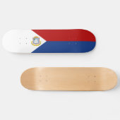 Vlag van Sint-Maarten Persoonlijk Skateboard (Horizontaal)
