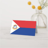 vlag van Sint Maarten Plaatskaartje (Voorkant)