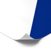 vlag van Sint Maarten Poster (Hoek)