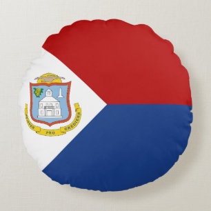 Vlag van Sint-Maarten Rond Kussen