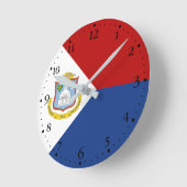 Vlag van Sint Maarten Ronde Klok (Hoek)