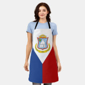 Vlag van Sint-Maarten Schort (Gedragen)