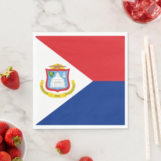 Vlag van Sint Maarten Servet (Insitu)