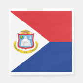 Vlag van Sint Maarten Servet (Voorkant)