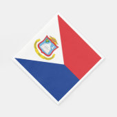 Vlag van Sint Maarten Servet (Hoek)