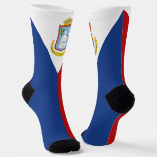 Vlag van Sint-Maarten Sokken