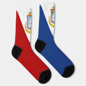 Vlag van Sint-Maarten Sokken (Rechts)