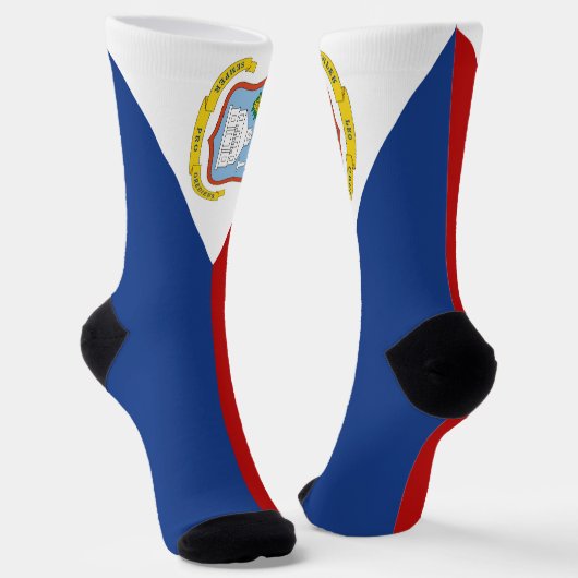 Vlag van Sint Maarten Sokken (Gebogen)