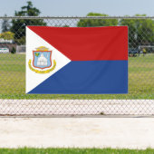 Vlag van Sint-Maarten Spandoek (Insitu)