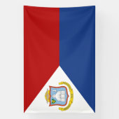 Vlag van Sint-Maarten Spandoek (Verticaal)