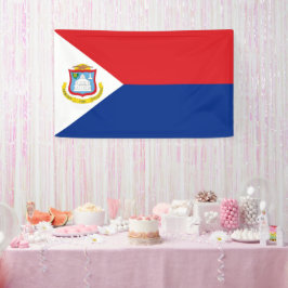 Vlag van Sint Maarten Spandoek