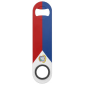 Vlag van Sint Maarten Speed Flessenopener (Achterkant)
