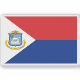 Vlag van Sint Maarten Sticker