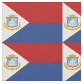 Vlag van Sint-Maarten Stof (Close Up)