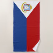 Vlag van Sint Maarten Strandlaken (Voorkant)
