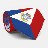 Vlag van Sint-Maarten Stropdas (Opgerold)