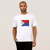 Vlag van Sint-Maarten T-shirt (Voorkant volledig)