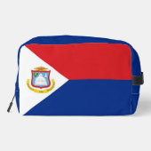 vlag van Sint Maarten Toilettasje (Achterkant)