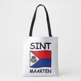 Vlag van Sint Maarten Tote Bag