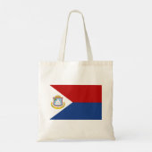 Vlag van Sint-Maarten Tote Bag (Achterkant)