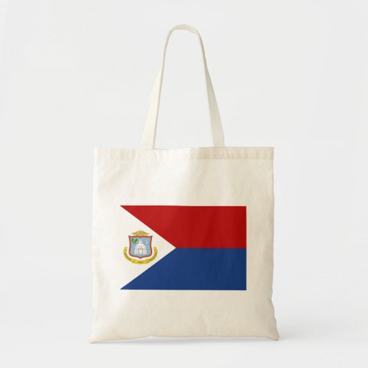 Vlag van Sint-Maarten Tote Bag (Voorkant)