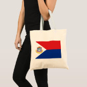 vlag van Sint Maarten Tote Bag (Voorkant (product))