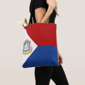 Vlag van Sint-Maarten Tote Bag (Dichtbij)