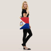 vlag van Sint Maarten Tote Bag (Op model)