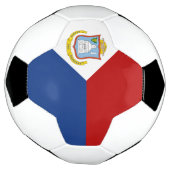 Vlag van Sint-Maarten Voetbal (Gedraaid)