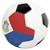 Vlag van Sint-Maarten Voetbal (Drie kwart)