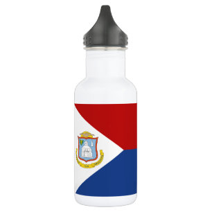 Vlag van Sint Maarten Waterfles