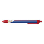Vlag van Sint Maarten Zwarte Inkt Pen (Bodem)
