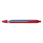 Vlag van Sint Maarten Zwarte Inkt Pen (Achterkant)