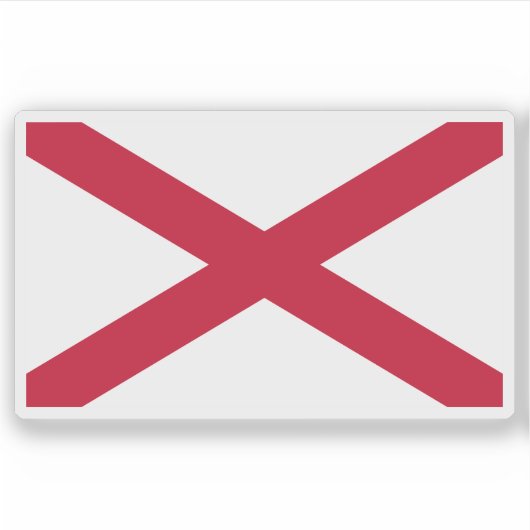 Vlag van Sint-Patrick, Ierland Sticker (Voorkant)