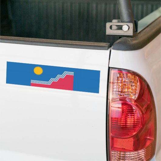 Vlag van Sioux-Herfsten (North Dakota) Bumpersticker (Op Truck)