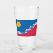 Vlag van Sioux-Herfsten (North Dakota) Glas (Voorkant)
