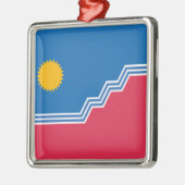 Vlag van Sioux-Herfsten (North Dakota) Metalen Ornament (Links)